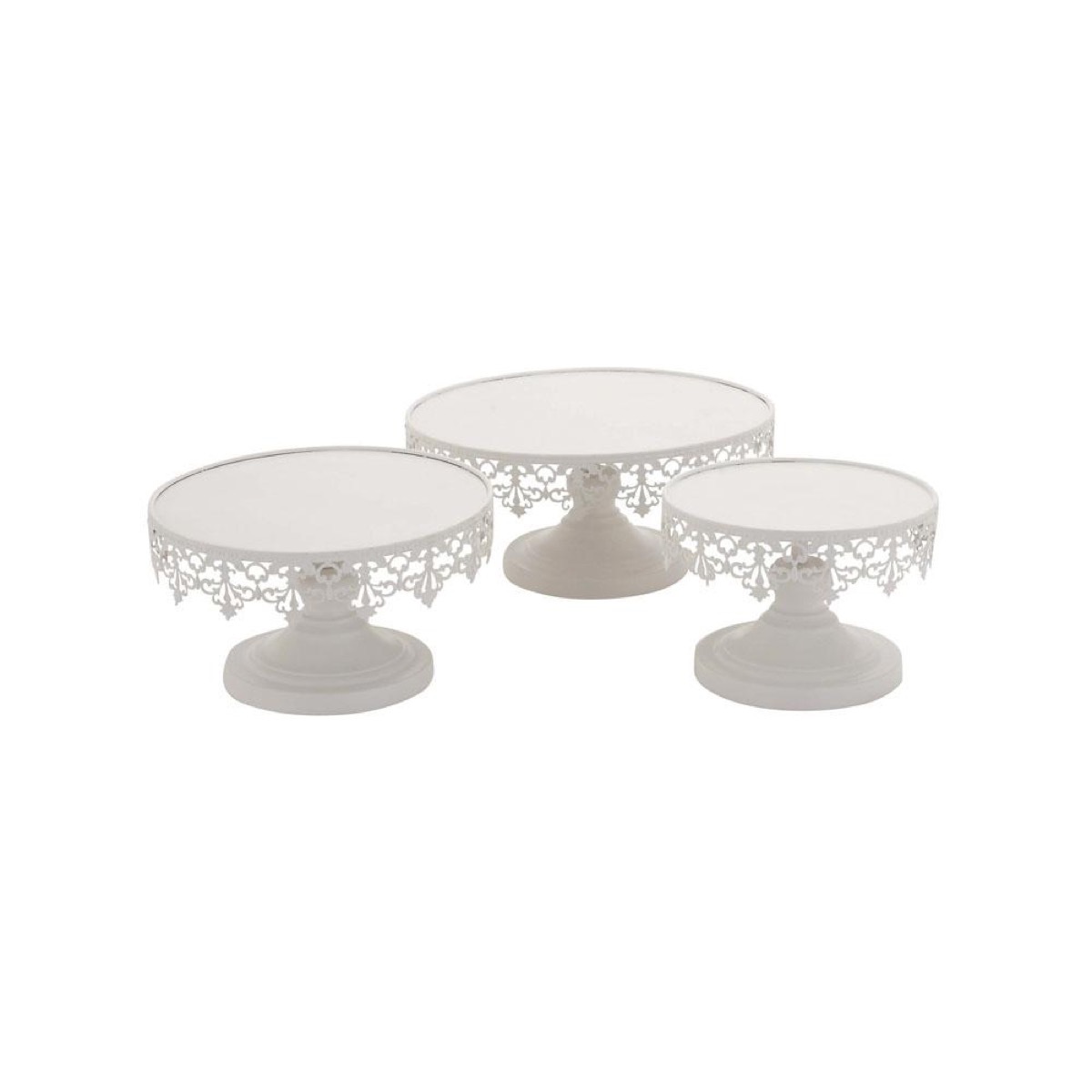 White Lattice Cake Stands Home Depot