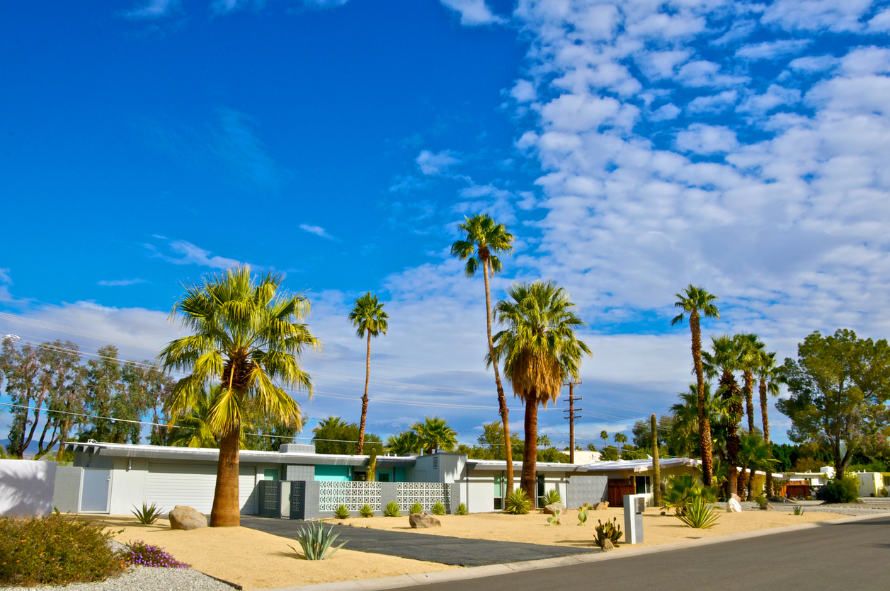 Mid-century modern home