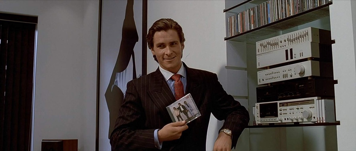 last scene in american psycho, movie endings