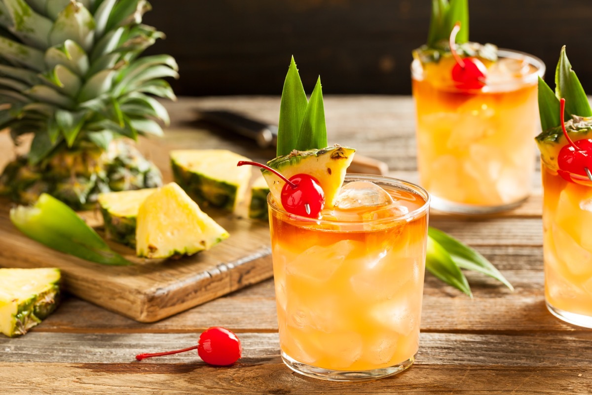 homemade mai tai cocktails