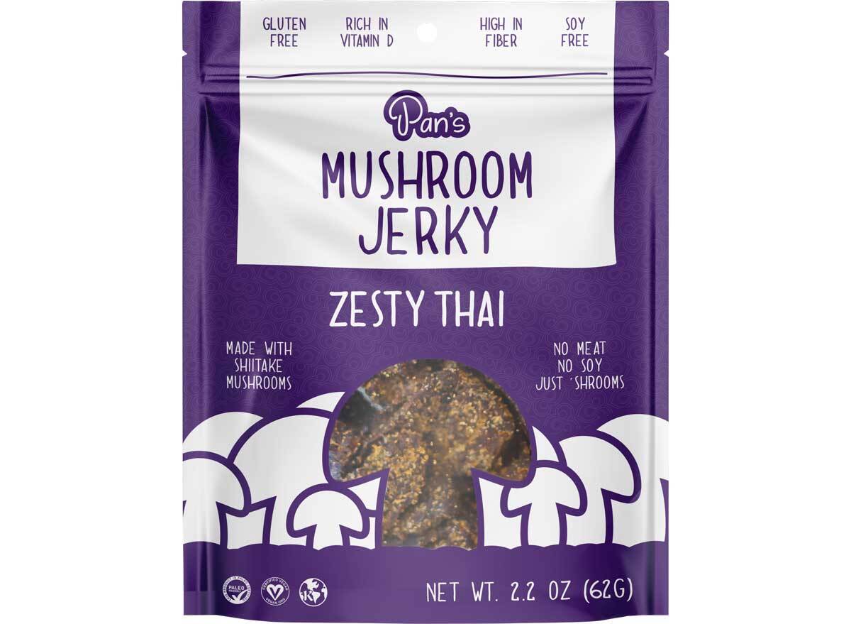 Pans mushroom jerky zesty thai