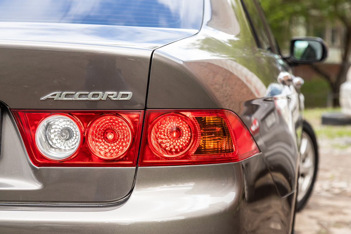 Taillights of Honda Accord