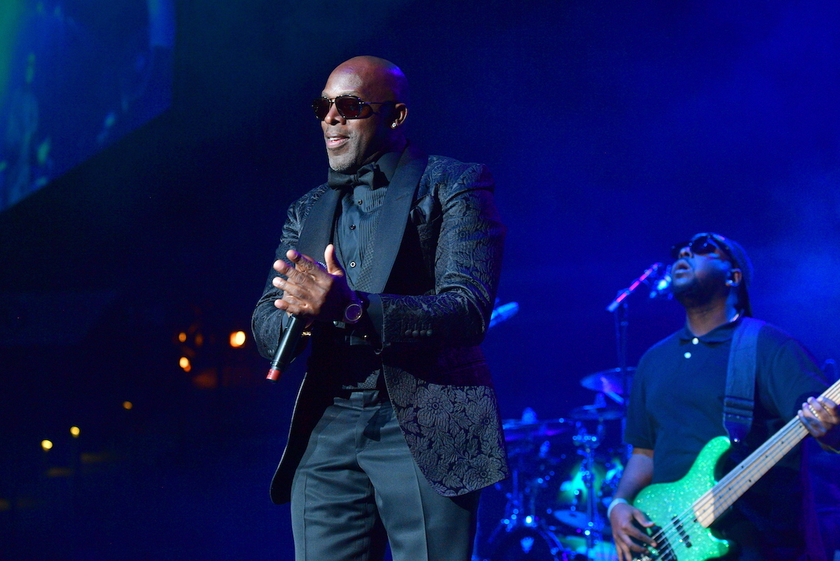 Joe performing at the R&B Super Jam in 2017