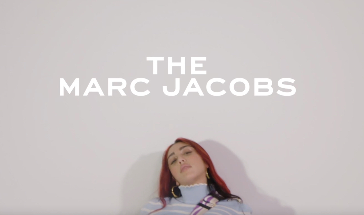 Lourdes Leon modeling for Marc Jacobs