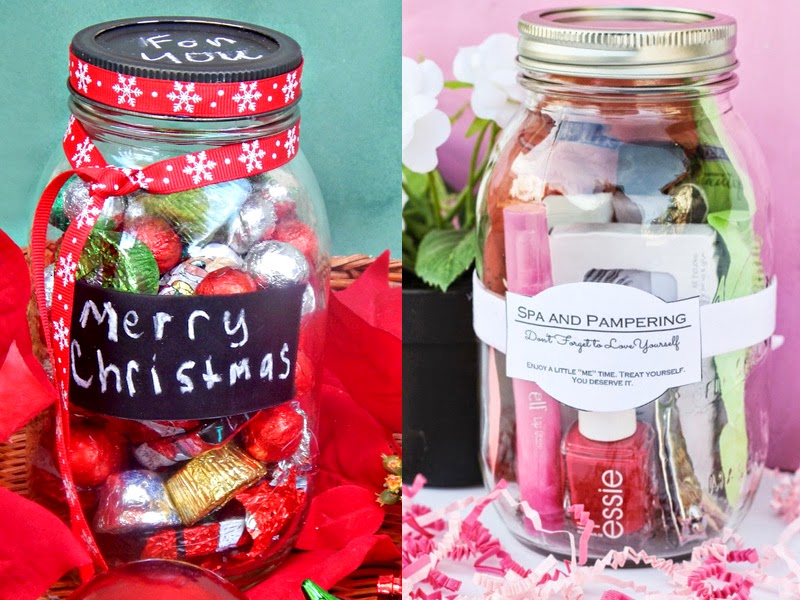 3. Gifts in a Mason jar