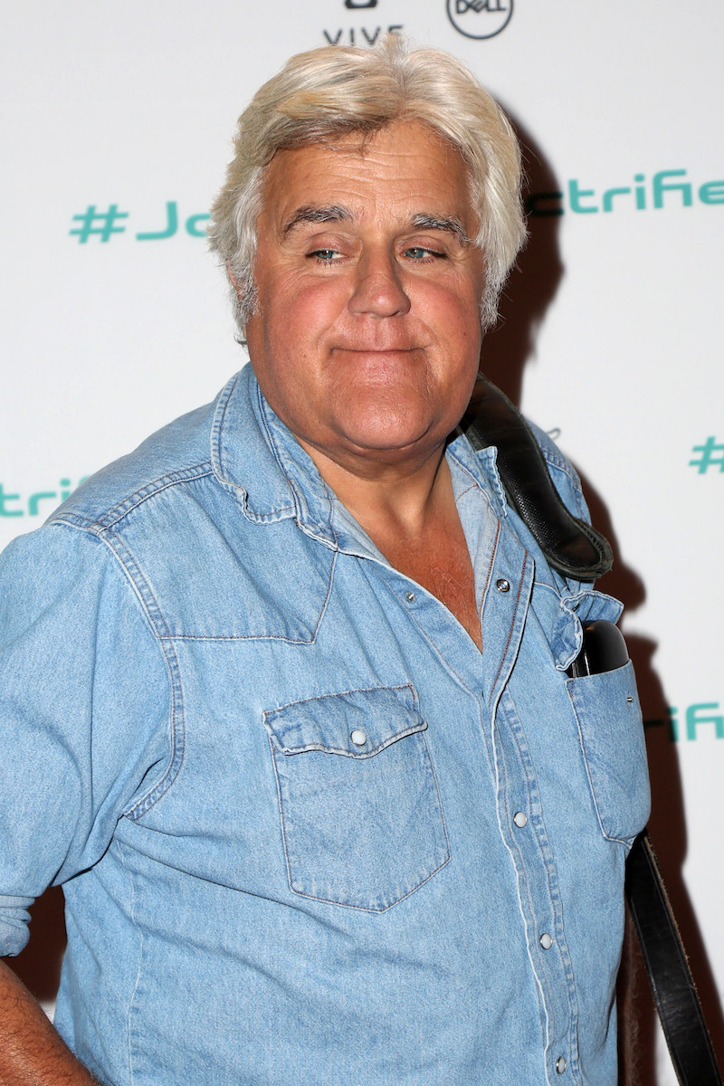 Jay Leno at a Jaguar car event in 2016