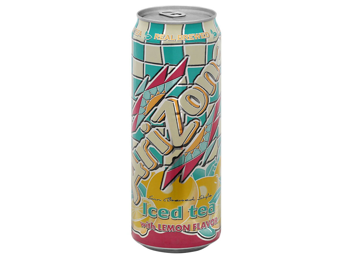 arizona lemon iced tea lemon flavor