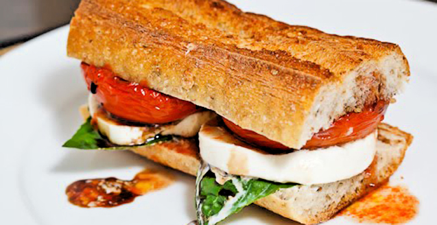 2. Caprese Sandwich With A Kick