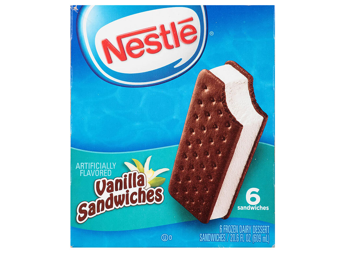 nestle vanilla ice cream sandwiches