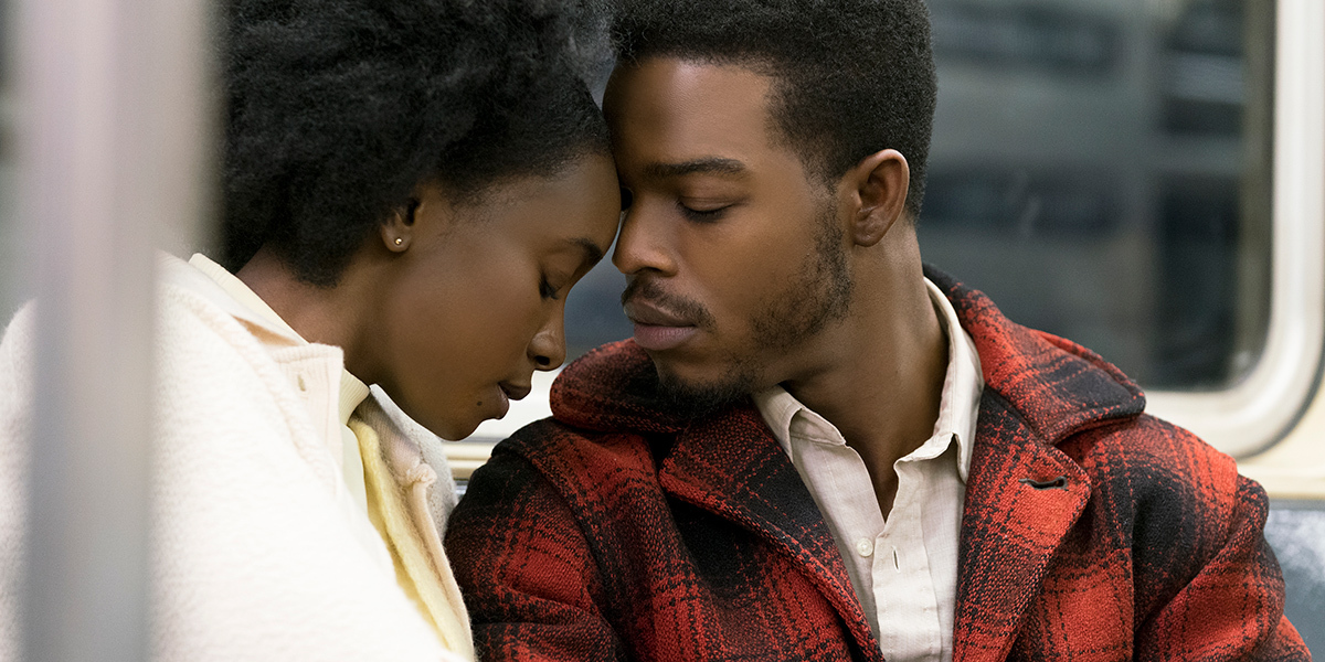 Stephan James and KiKi Layne in If Beale Street Could Talk (2018)