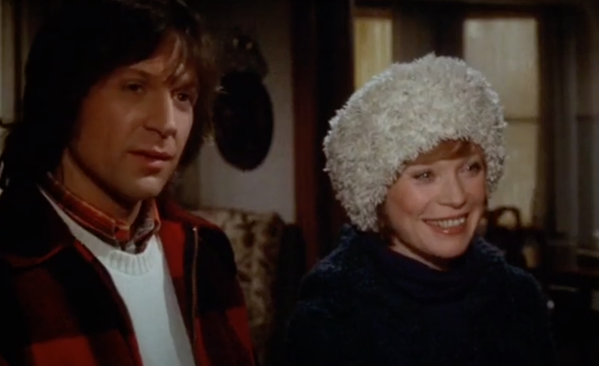 Michael Brandon and Shirley MacLaine in 