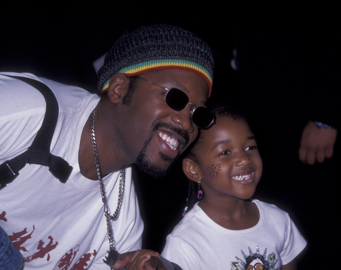 Kadeem and Sophia Hardison at the premiere of 