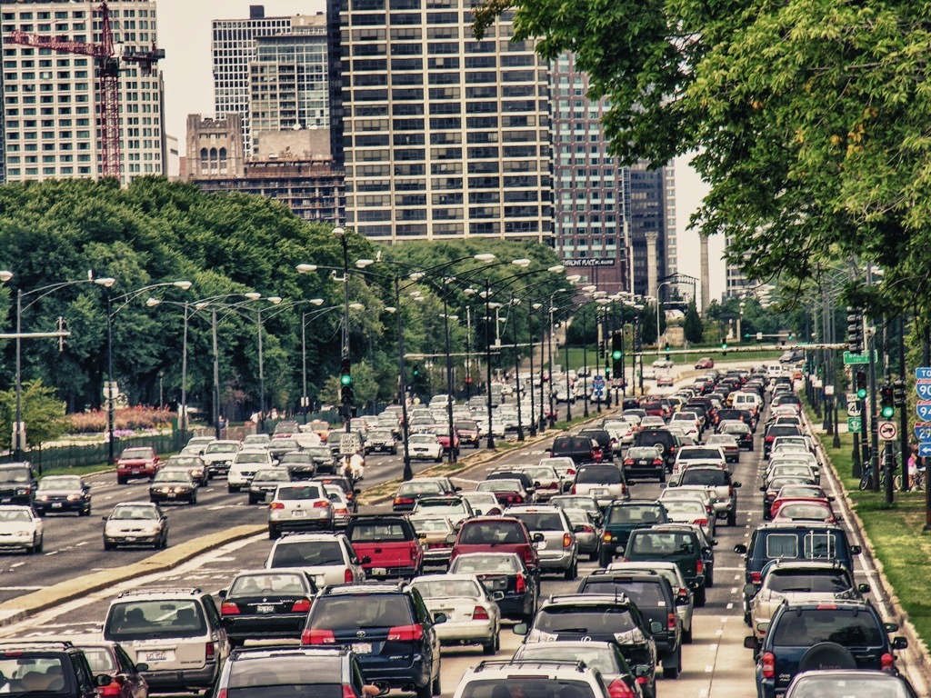 traffic in chicago