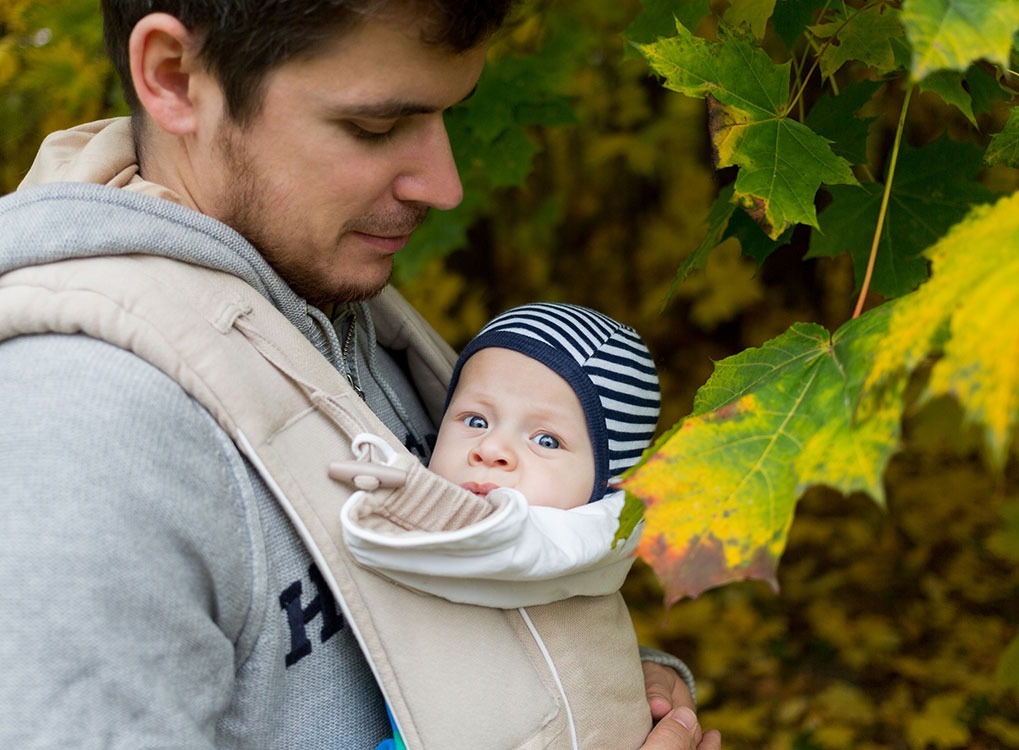 Babywearing dad