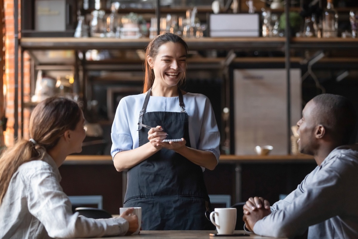 man flirting with waitress in front of spouse things he's not telling you