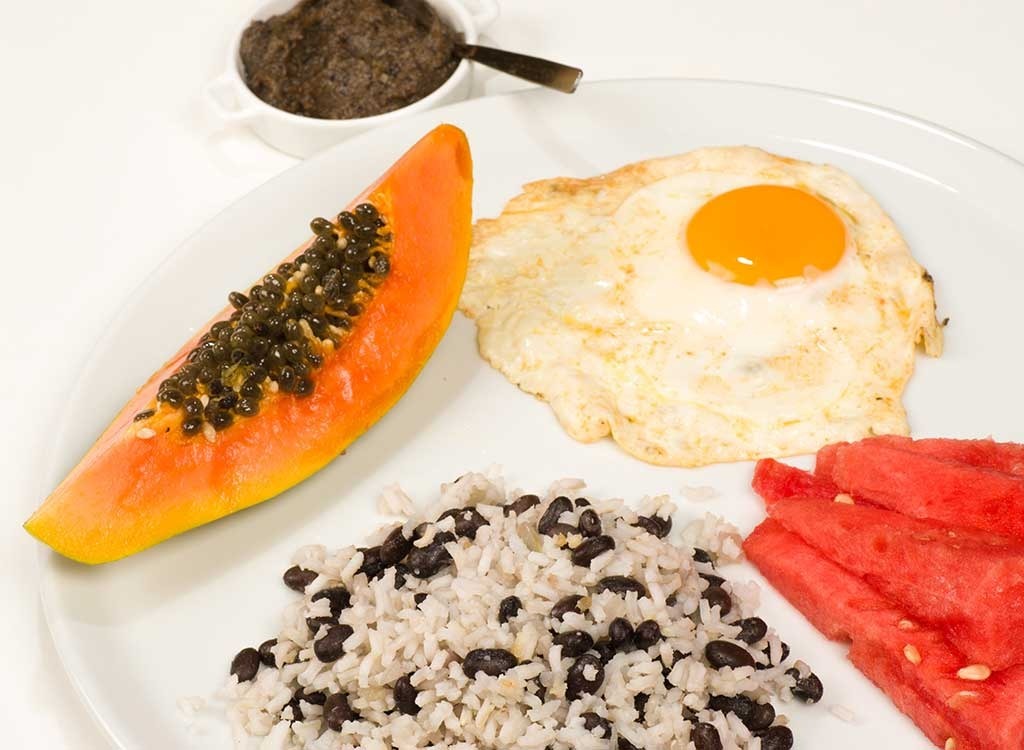 Costa Rica breakfast