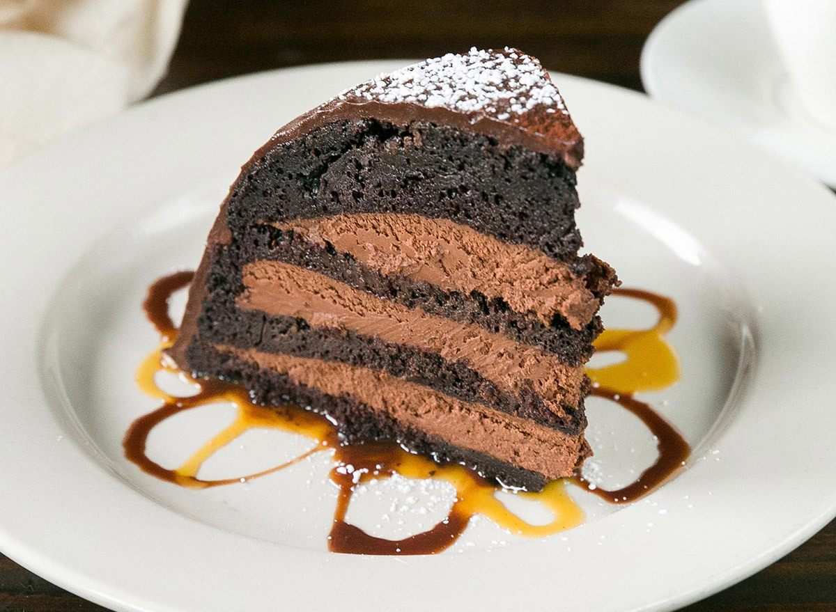 Maggiano's chocolate zuccotto cake