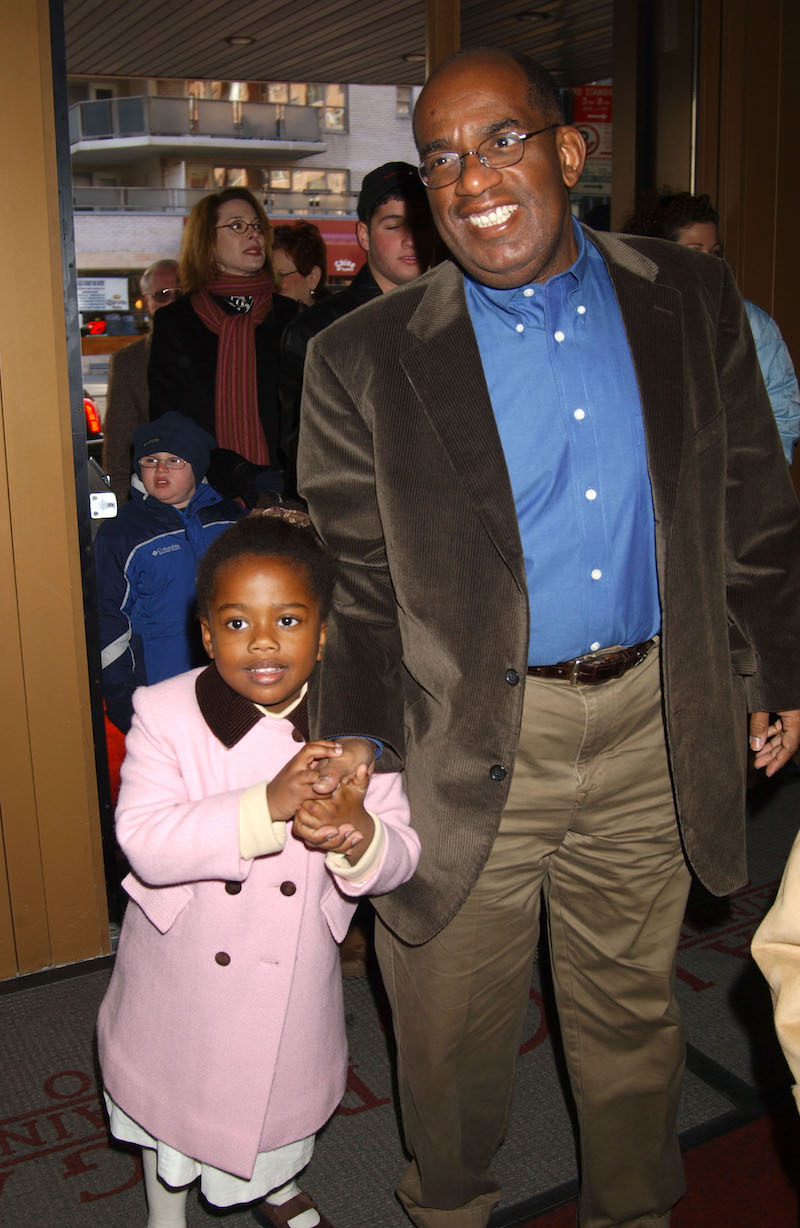 Leila and Al Roker at the premiere of 