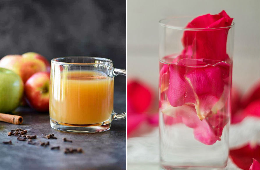 Apple cider vinegar with rose water | 15 Natural Remedies Indian Women Use For Flawless Skin | Her Beauty