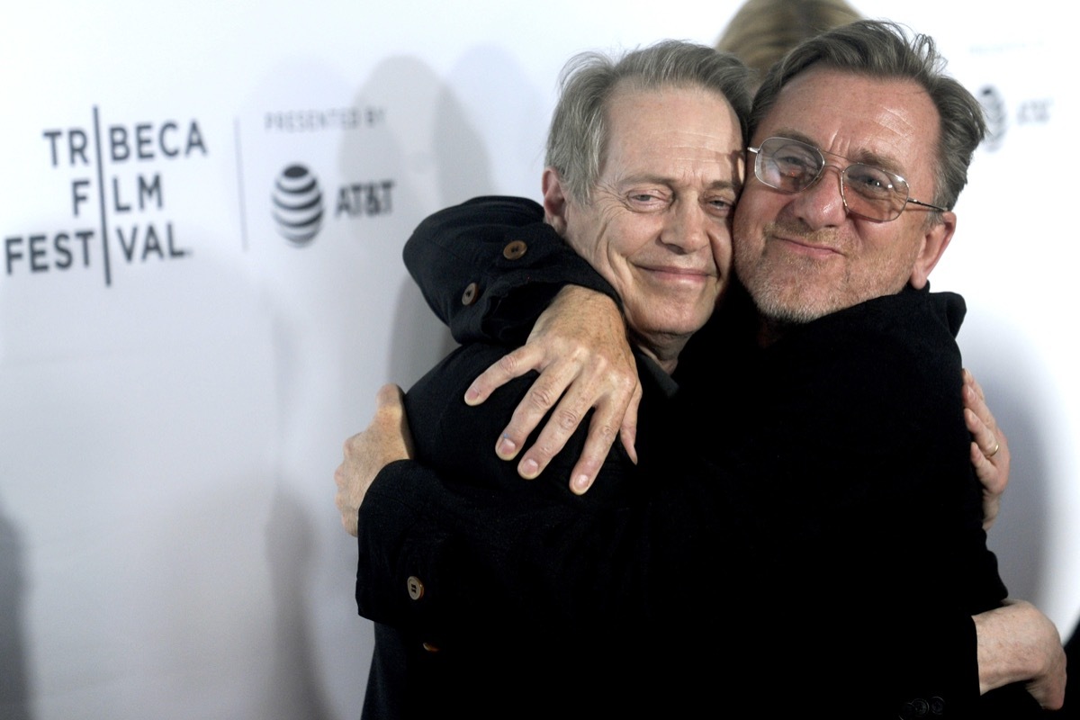 J2P0FJ New York City. 28th Apr, 2017. Steve Buscemi and Tim Roth attend the 'Reservoir Dogs' 25th Anniversary Screening during 2017 Tribeca Film Festival at The Beacon Theatre on April 28, 2017 in New York City. | usage worldwide Credit: dpa/Alamy Live News