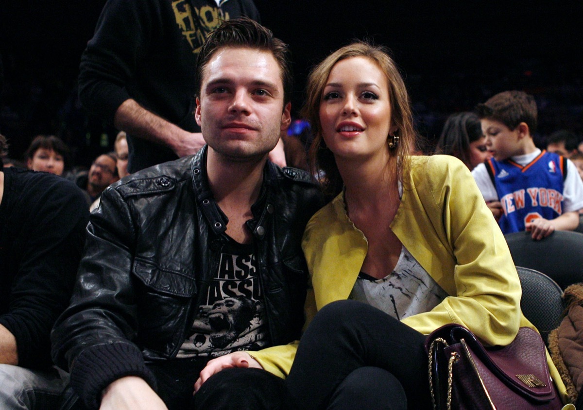 Sebastian Stan and Leighton Meester