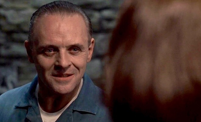 Anthony Hopkins in The Silence of the Lambs