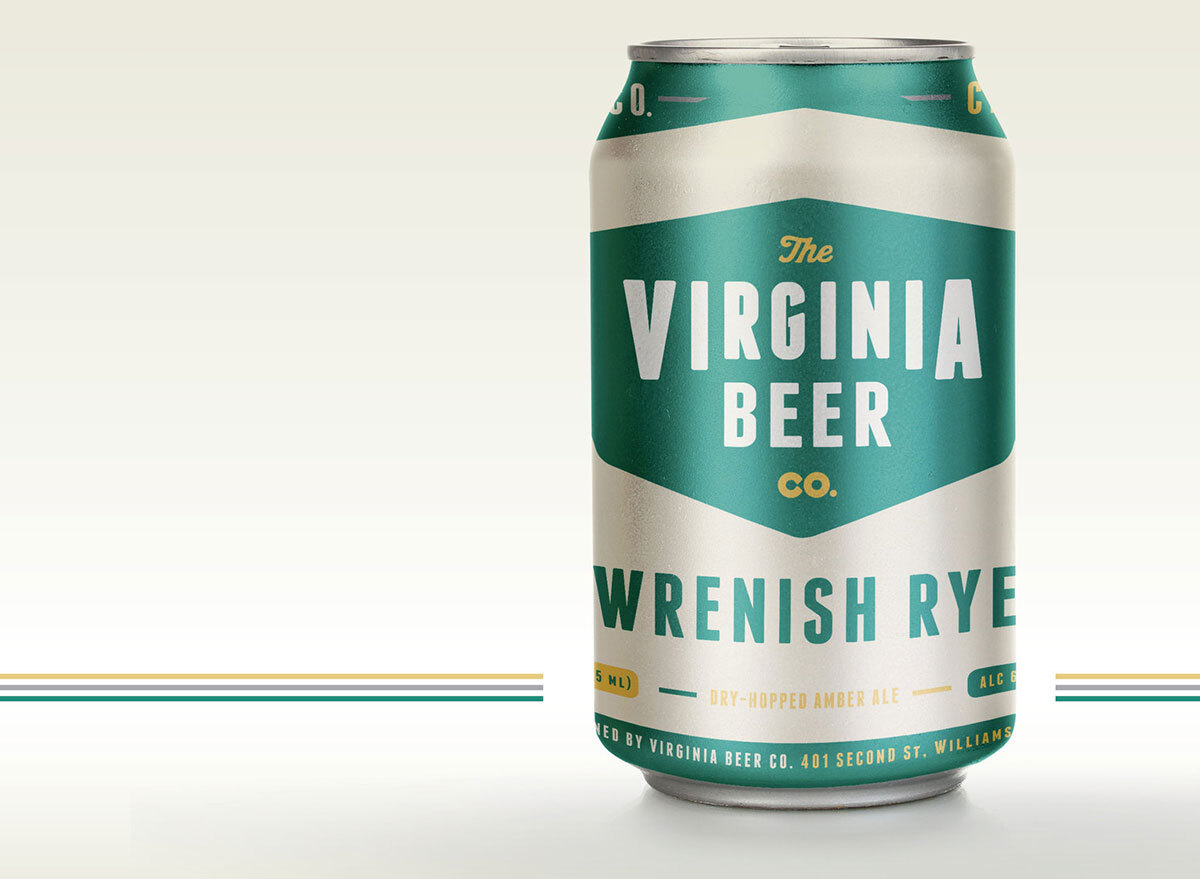 virginia beer co wrenish rye can most popular beer virginia