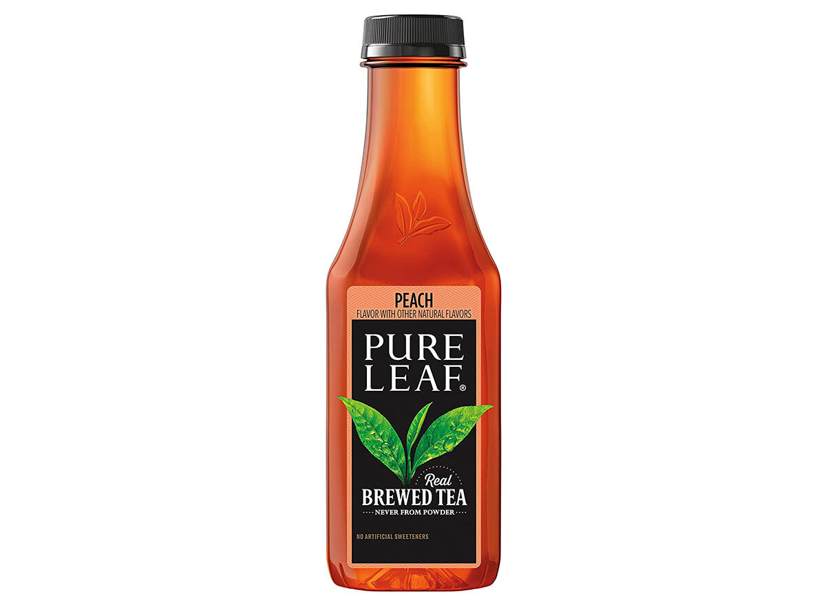 pure leaf peach tea