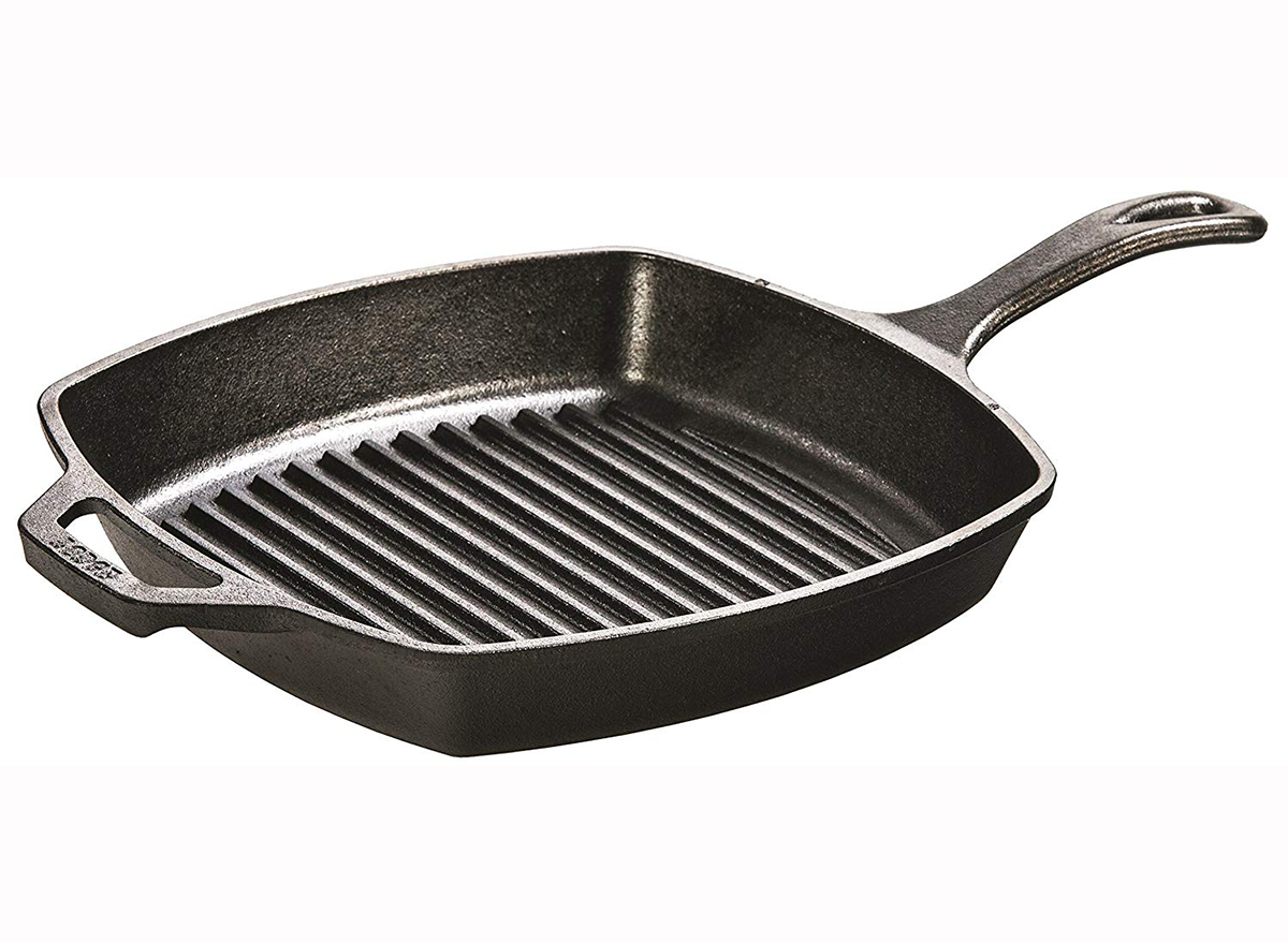 square cast iron grill pan