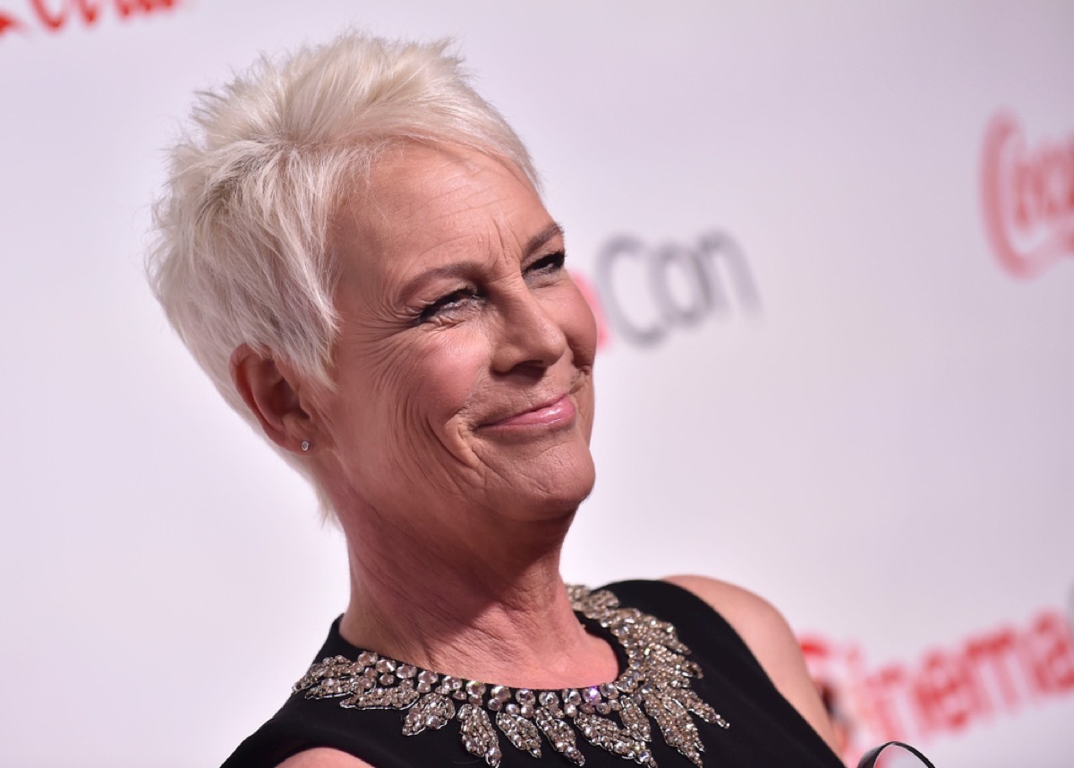 jamie lee curtis on the red carpet