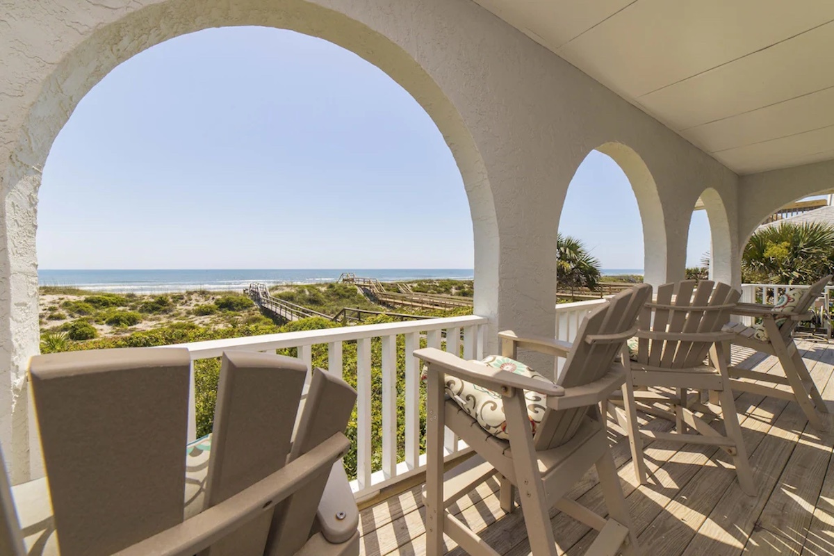 The beachfront crescent florida Vrbo home