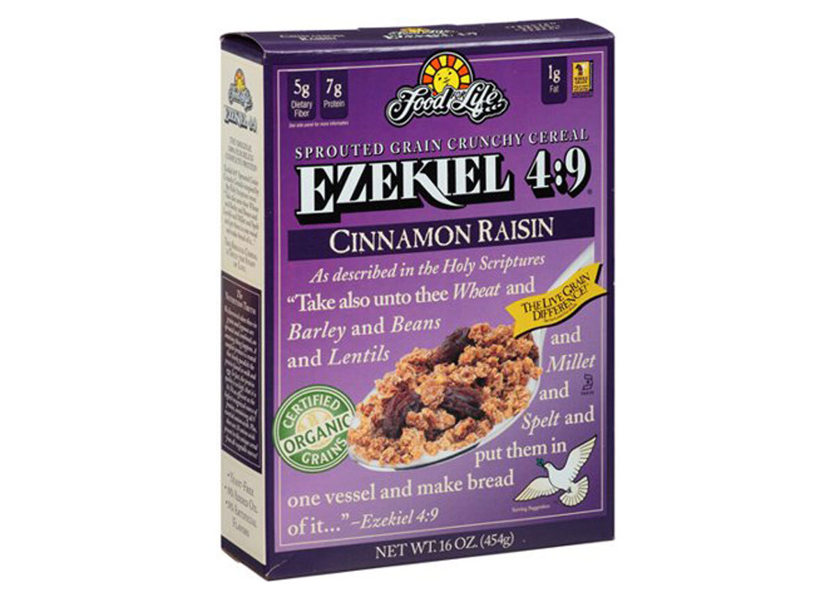 Ezekiel cinnamon raisin bran cereal