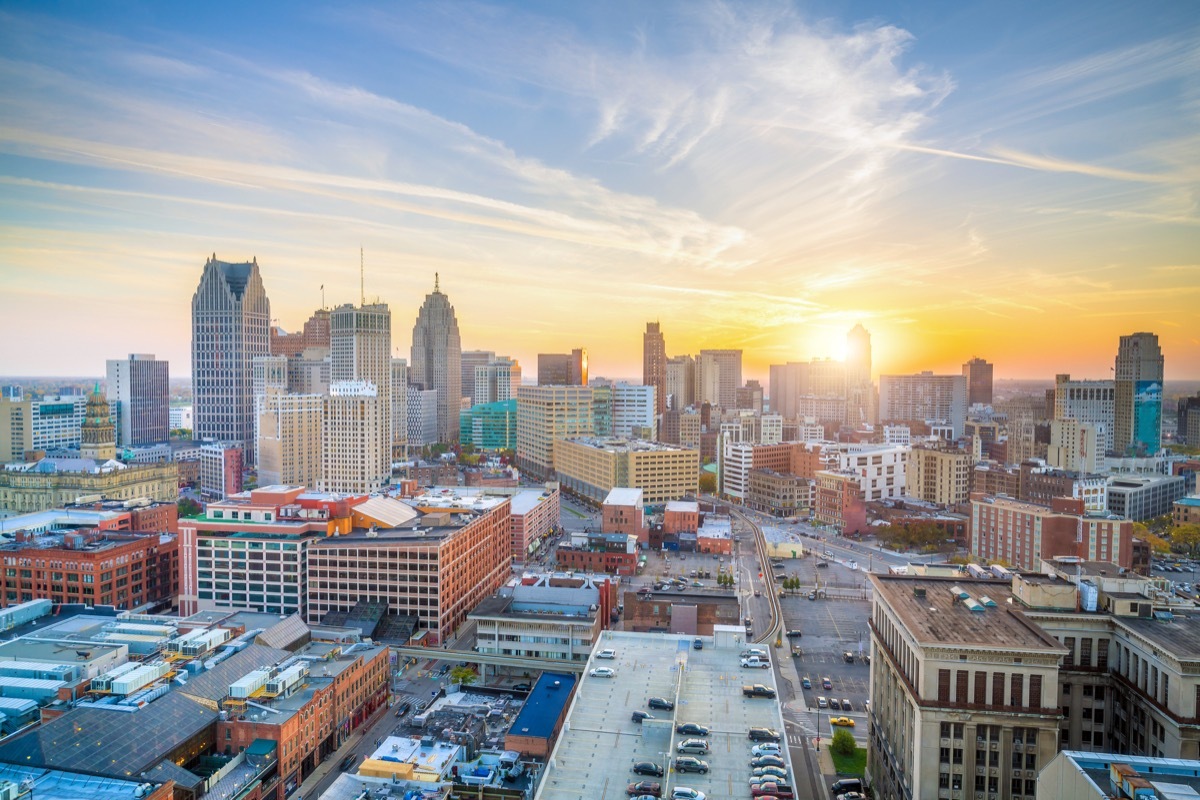 detroit skyline