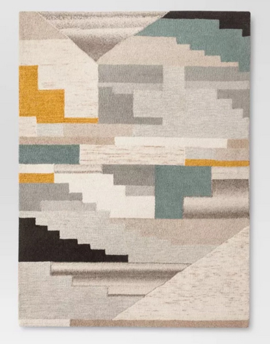 colorblock rug