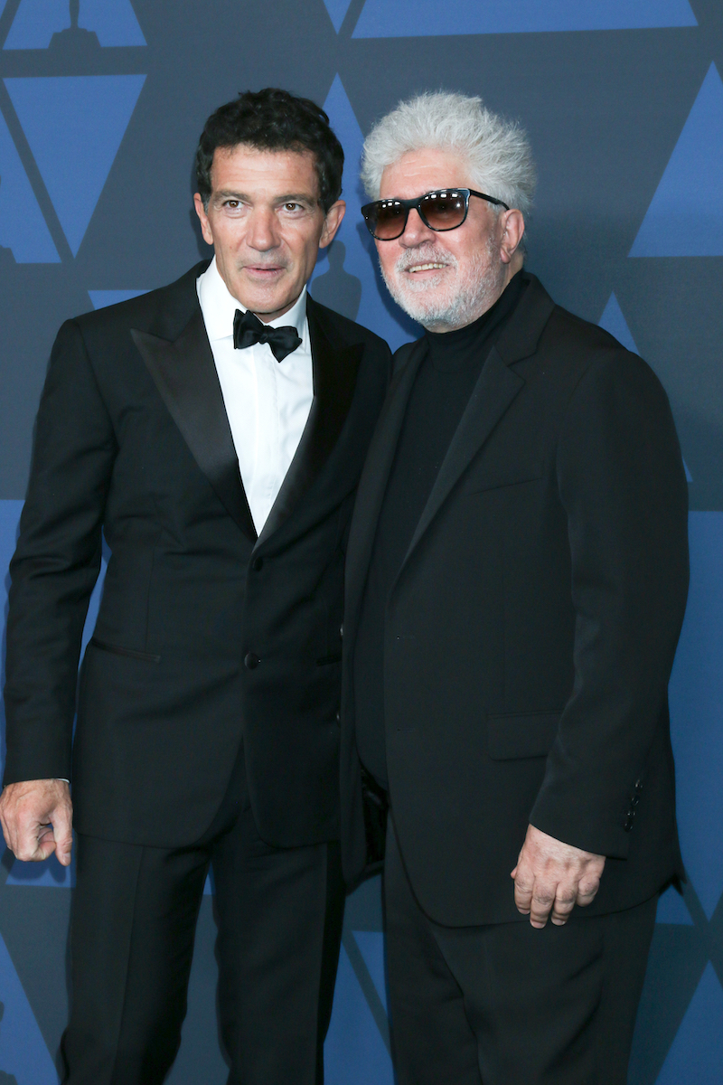 Antonio Banderas and Pedro Almodóvar at the 2019 Governors Awards