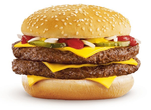 Mcdonalds double quarter pounder