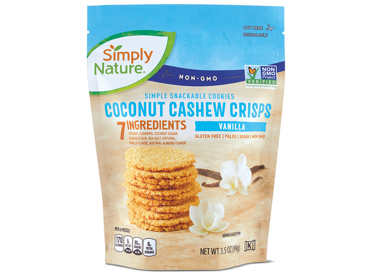 simply nature coconut crisps