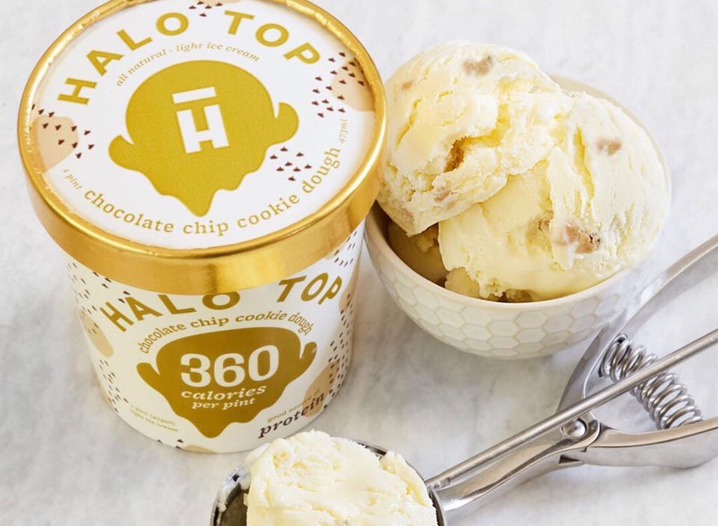 Halo top cookie dough ice cream