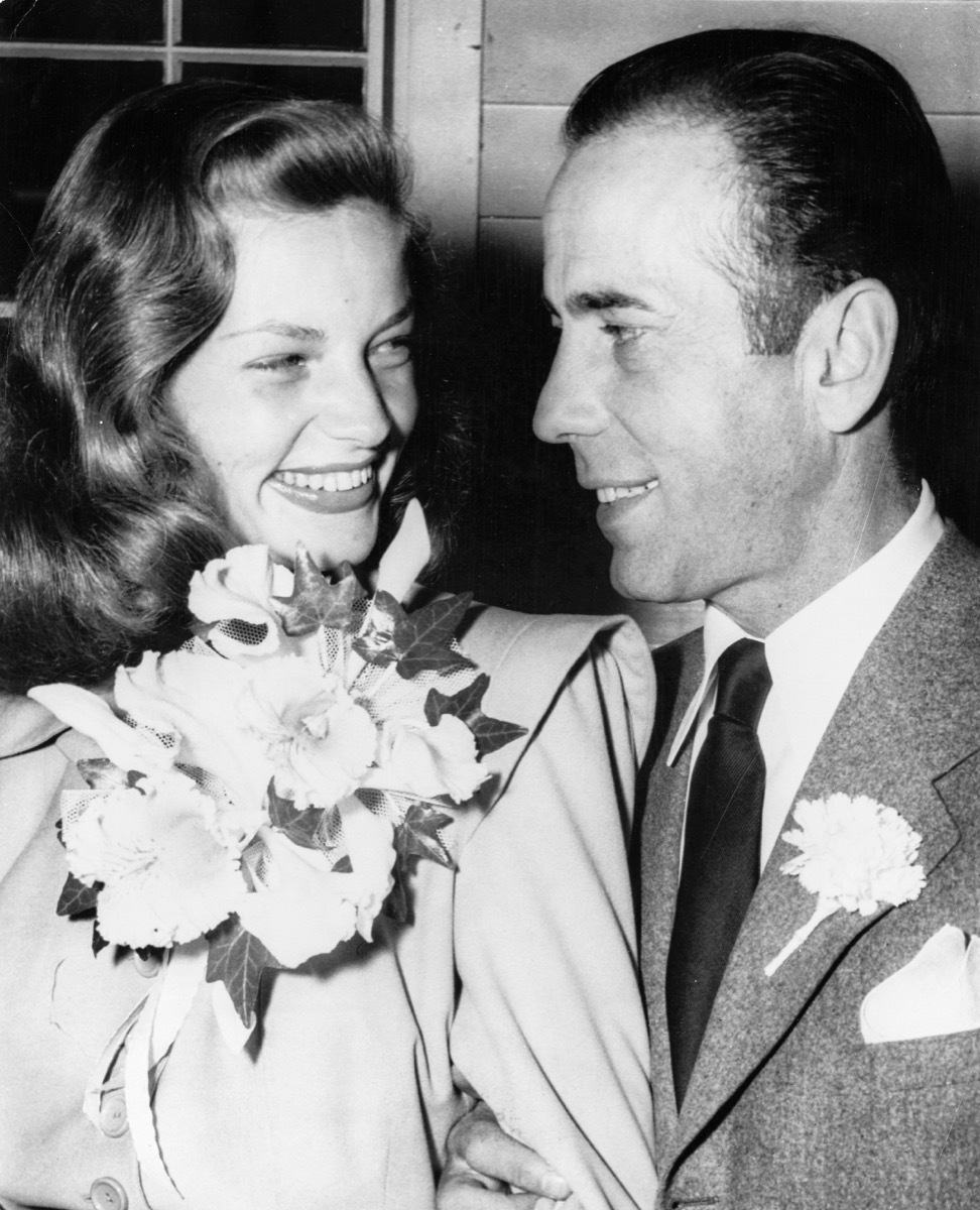 lauren bacall and humphrey bogart at their wedding