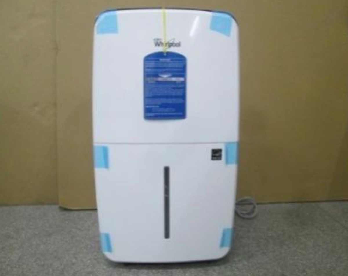 Recalled Whirlpool brand dehumidifier